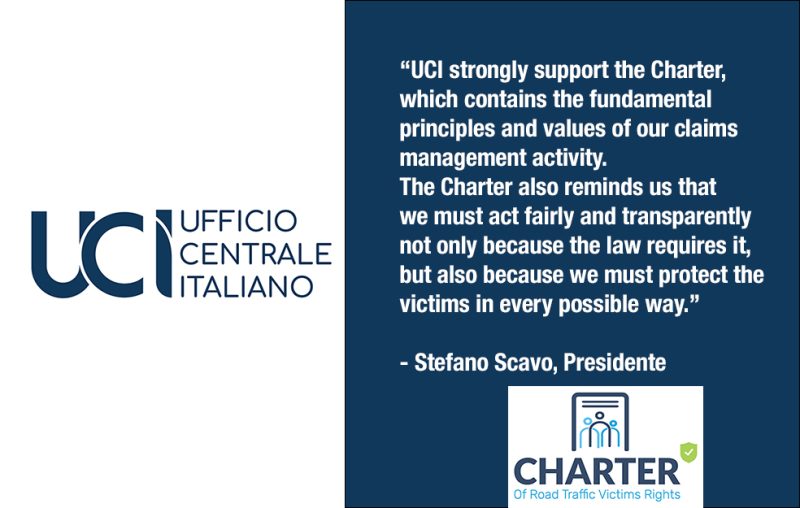 Stefano Scavo, Presidente UCI talks about why they support the Charter for Road Traffic Victims Rights